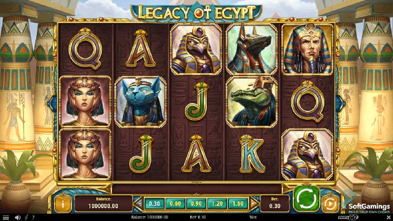 hướng dẫn chơi slot Legacy of Egypt