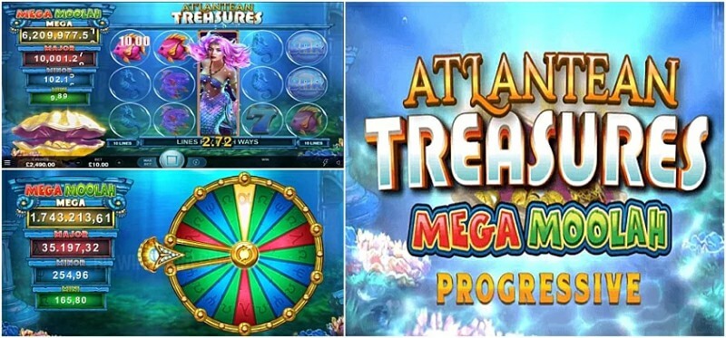 Atlantean Treasures: Mega Moolah có nhiều ưu điểm