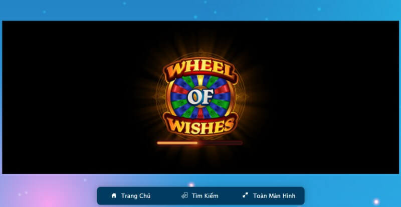 Truy cập vào game Wheel of Wishes tại HappyLuke